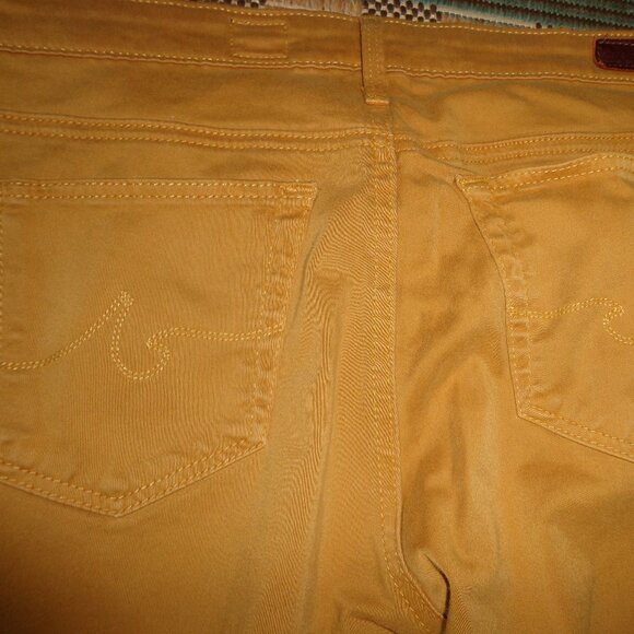 AG Adriano Goldschmied the Stevie Ankle Slim Straight Leg Pant 28R Camel - Picture 8 of 16